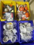 Pallet of fluorescent tubes, electrical plugs, socket switches & more - 4