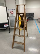 Timber Step Ladder - 2