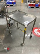 Quantity of 2 x Stainless Steel Trolleys - 4