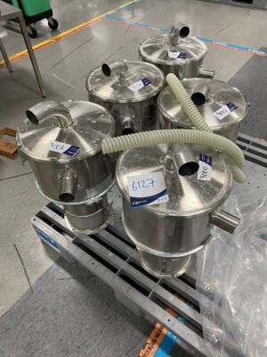 Pallet of 5x Labotek 755338 vacuum hopper loaders