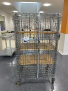 Mobile Mesh Cage approx 970x700x1720H mm - 3