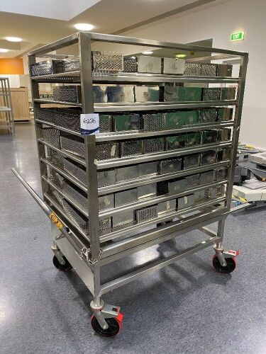 Stainless Steel Autoclave Trolley