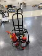 Cylinder Trolley & Fire Extinguishers - 2