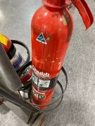 Cylinder Trolley & Fire Extinguishers - 4