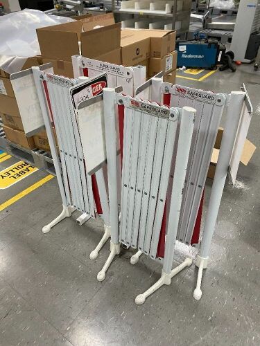 Quantity of 4 x Expandable Personnel Barriers