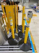 Pallet of 4 Portable Bollards & More - 3