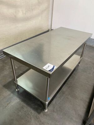 Simply Stainless Steel Bench