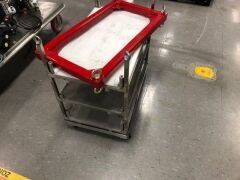 Stainless steel trolley and metal square jig