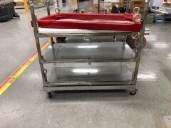 Stainless steel trolley and metal square jig - 3