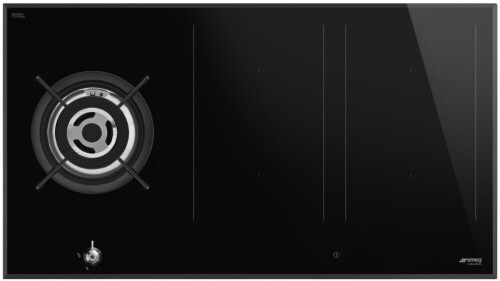 Smeg 900mm 5 Zone Gas/Induction Cooktop SAIG3953B