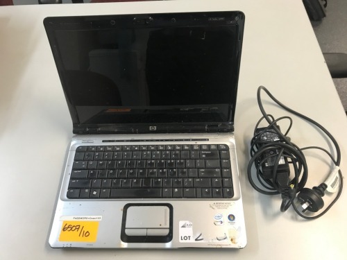 DNL Hewlett Packard Pavilion Laptop Computer Model: dv2000, Intel Centrino Duo, S/N: 2CE7223Z2K