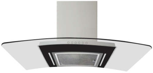 Smeg 90cm Canopy Rangehood SHW950X