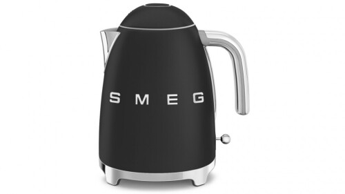 Smeg 50's Retro Style Electric Kettle - Black Matte KLF03BLMAU