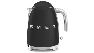 Smeg 50's Retro Style Electric Kettle - Black Matte KLF03BLMAU