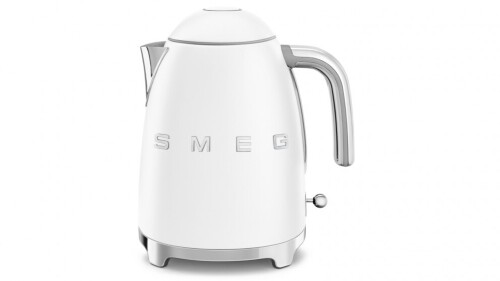 Smeg 50s Retro Style Electric Aesthetic Kettle White Matte KLF03WHMAU