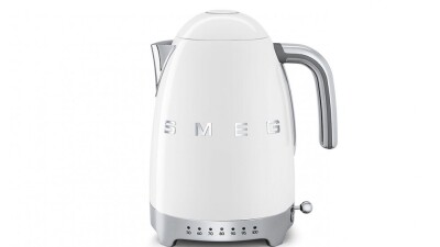 Smeg 50's Retro Style Variable Temperature Electric Kettle - White KLF04WHAU