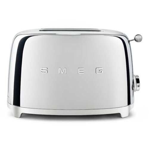 Smeg TSF01SSAU Chrome 50s Retro Style 2 Slice Toaster