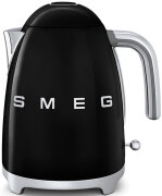 Smeg 50s Retro Style Electric Aesthetic Kettle Black KLF03BLAU