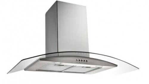 Emilia 900mm Curved Glass Rangehood