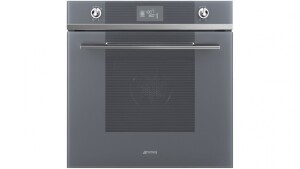 Smeg Linea 600mm Thermoseal Pyrolytic Oven - Silver SFPA6102TVS