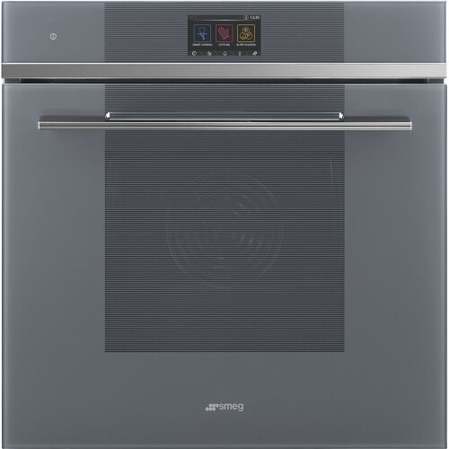 Smeg 60cm Linea Pyro Steam Oven Silver SOPA6104S2PS