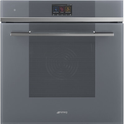 Smeg 60cm Linea Pyro Steam Oven Silver SOPA6104S2PS