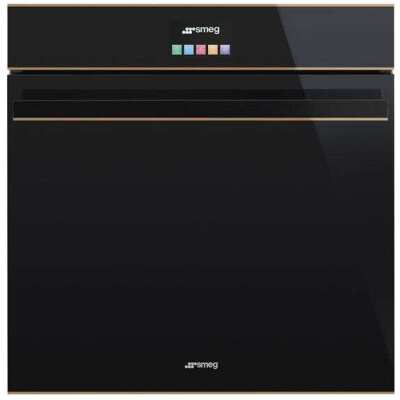 Smeg 60cm Pyro Oven, Black with Copper Trim SFPA6603NR