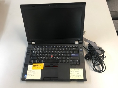 DNL Lenovo ThinkPad Laptop Computer Model: L420, IntelCore i4