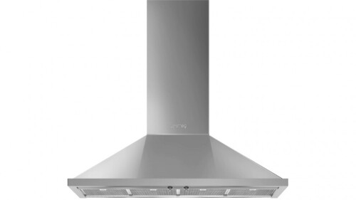 Smeg 120cm Portofino Canopy Rangehood - Stainless Steel KPFA12X