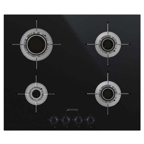 Smeg 600mm Dolce Stil Novo 4 Burner Blade Flame Gas Cooktop PVL664CNAU