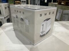 Smeg 50's Retro Style 2 Slice Toaster - White Matte TSF01WHMAU - 7