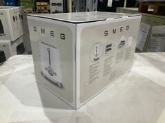 Smeg 50's Retro Style 2 Slice Toaster - White Matte TSF01WHMAU - 8