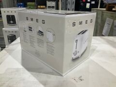 Smeg 50's Retro Style 2 Slice Toaster - White Matte TSF01WHMAU - 7