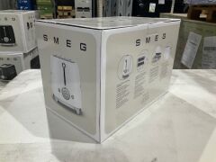 Smeg 50's Retro Style 2 Slice Toaster - White Matte TSF01WHMAU - 8