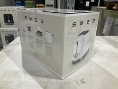 Smeg 50's Retro Style 2 Slice Toaster - White Matte TSF01WHMAU - 6