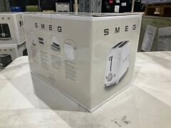 Smeg 50's Retro Style 2 Slice Toaster - White Matte TSF01WHMAU - 7