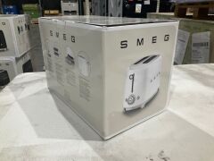 Smeg 50's Retro Style 2 Slice Toaster - White Matte TSF01WHMAU - 7