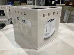 Smeg 50's Retro Style 2 Slice Toaster - White Matte TSF01WHMAU - 7