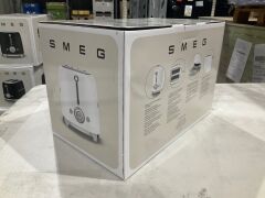 Smeg 50's Retro Style 2 Slice Toaster - White Matte TSF01WHMAU - 3