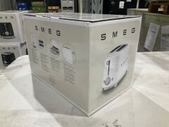 Smeg 50's Retro Style 2 Slice Toaster - White Matte TSF01WHMAU - 4