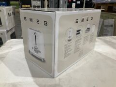 Smeg 50's Retro Style 2 Slice Toaster - White Matte TSF01WHMAU - 8