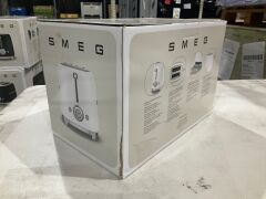 Smeg 50's Retro Style 2 Slice Toaster - White Matte TSF01WHMAU - 4