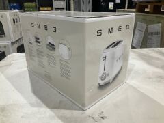 Smeg 50's Retro Style 2 Slice Toaster - White Matte TSF01WHMAU - 5