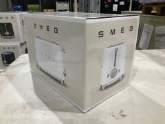 Smeg 50's Retro Style 2 Slice Toaster - White Matte TSF01WHMAU - 3