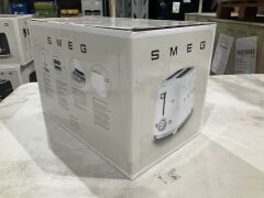 Smeg 50's Retro Style 2 Slice Toaster - White Matte TSF01WHMAU - 5