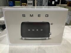 Smeg 50's Retro Style 2 Slice Toaster - Black Matte TSF01BLMAU - 2