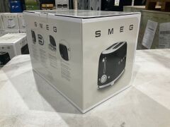 Smeg 50's Retro Style 2 Slice Toaster - Black Matte TSF01BLMAU - 7