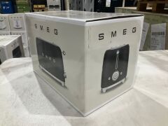 Smeg 50's Retro Style 2 Slice Toaster - Black Matte TSF01BLMAU - 3