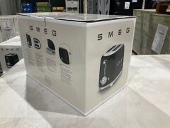 Smeg 50's Retro Style 2 Slice Toaster - Black Matte TSF01BLMAU - 7