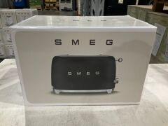 Smeg 50's Retro Style 2 Slice Toaster - Black Matte TSF01BLMAU - 2